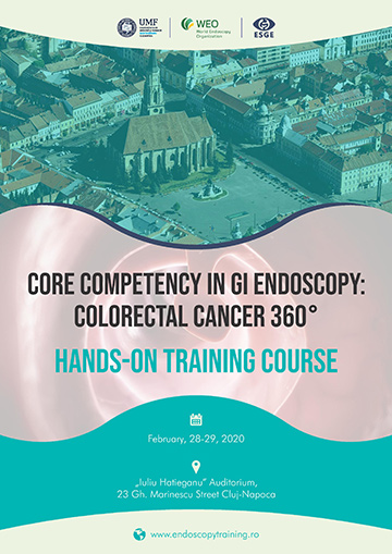 Core Competency in GI endoscopy: Colorectal Cancer 360° Hands-on training course