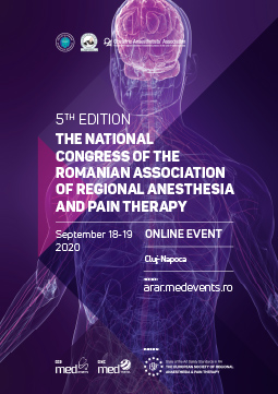 The 5th National Congress of the Romanian Association of Regional Anesthesia and Pain Teraphy