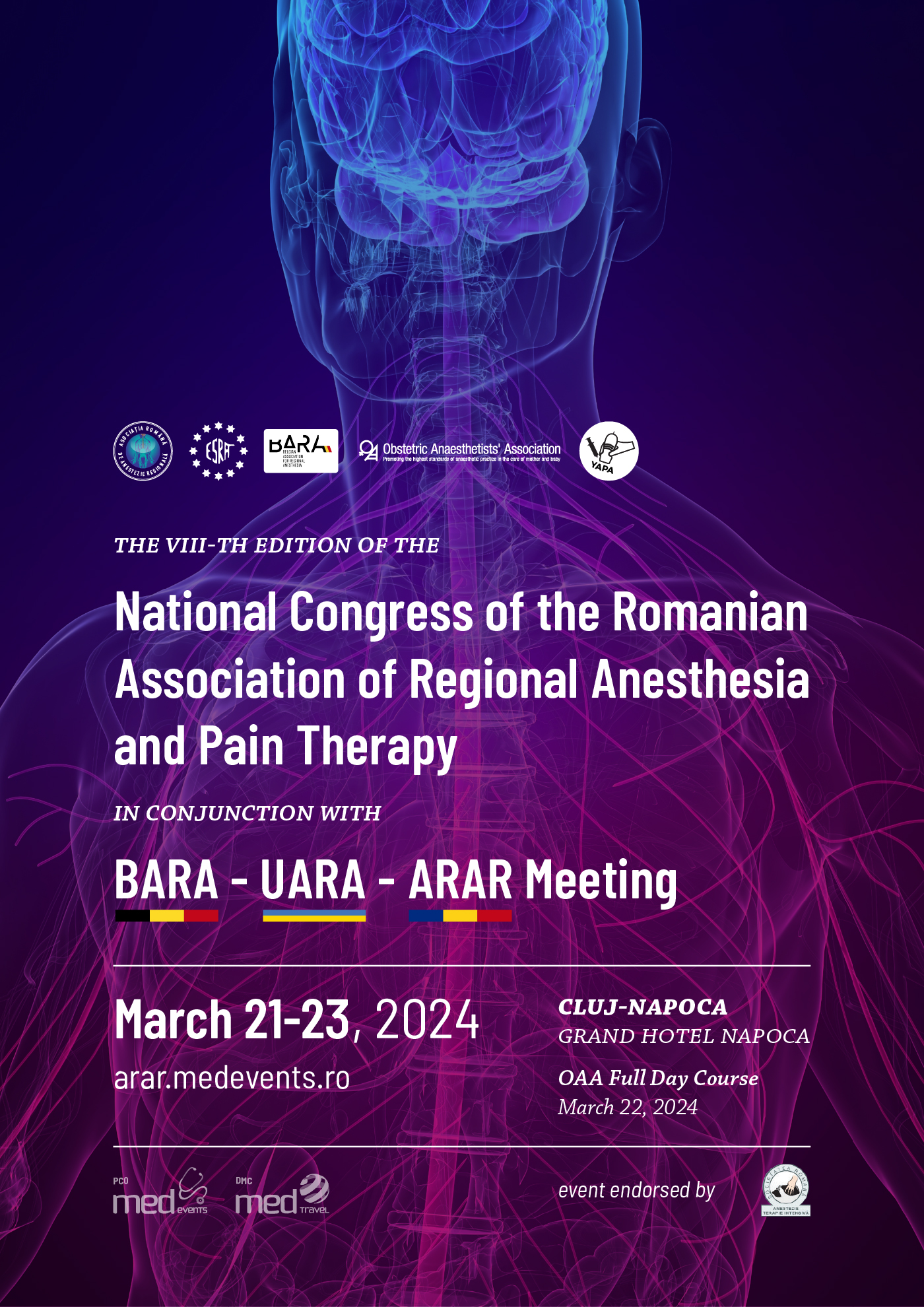 National Congress of the Romanian Association of Regional Anesthesia and Pain Therapy