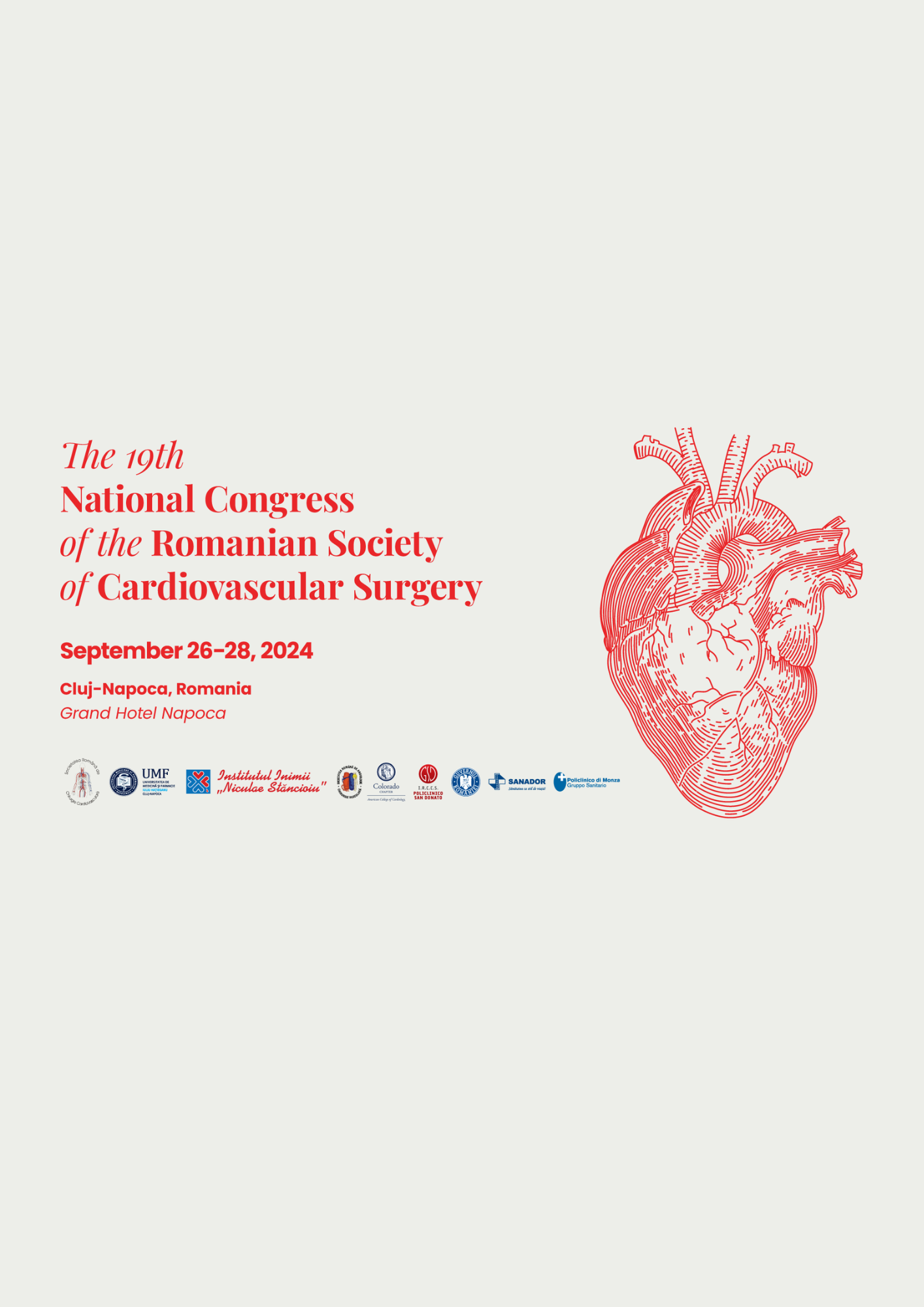 The 19th National Congress of the Romanian Society of Cardiovascular Surgery